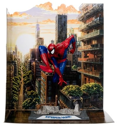 McFarlane Figura di Spiderman basata sul Fumetto Numero 6, locanda Non articolata, Scala 1:10, Misura 18 cm, Include Una Scheda da Collezione, Bizak (64384764)