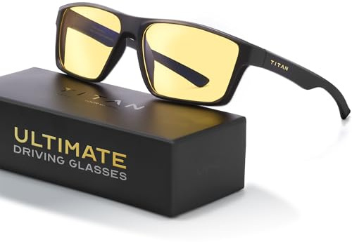 Titan Gaming Glasses, Anti Blue Light Glasses Men, UV400 Protection Blue Light Blocking Glasses for Computer Eye Strain