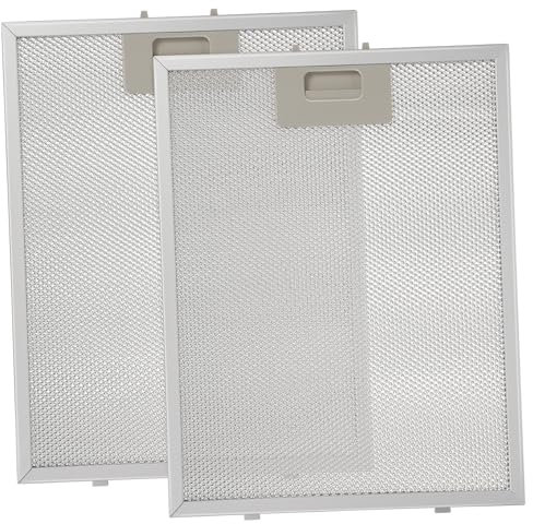 DOITOOL 2piezas Filtro De Grasa Para Campanas Extractoras Malla Metálica De Aluminio Resistente Fácil De Limpiar y Reutilizable De Repuesto Para Ventilación De Cocina