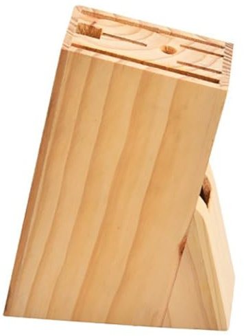 Bloc à Couteaux en Bois Cuisine, Support Multi-fentes Stable