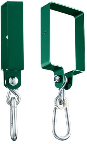 Kanoauo Support pour Balançoire - Accroche Balançoire 2 Pièces - Accessoires de Support Pivotant pour Jardin Terrasse Extérieur