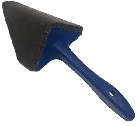 Baoblaze Pinceau d'angle, pinceau triangulaire, outil de peinture manuel portable et efficace pour bordures, peinture d'angle pour la maison, la murale