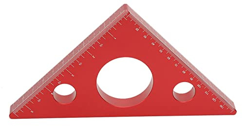 Goniometro in Metallo 180 Gradi - Righello Multiangolo Pieghevole in Acciaio - Strumento Preciso per Falegnameria, Misurazioni e Progetti DIY