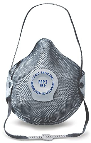 Moldex 2435 Smart Masque de protection FFP2 NR D avec soupape Ventex 10 pièces