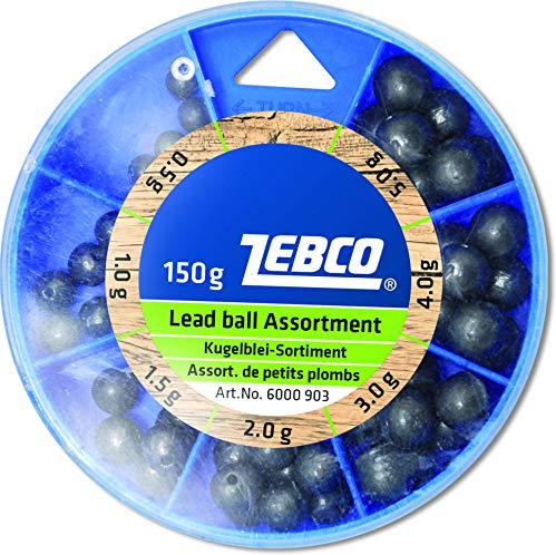 Zebco 6000903 Kugelblei, von 0,5 bis 5 g