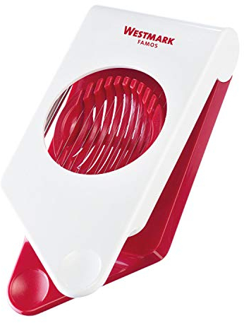 Westmark Tagliauova, plastica/acciaio inox, lunghezza ca. 18 cm, Famos, bianco/rosso, 11862260