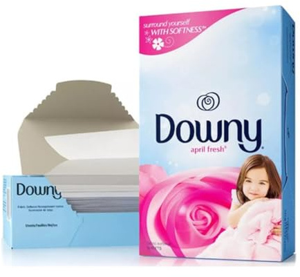 Downy April Fresh Weichspüler Trocknertücher (105)