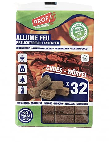 polyflame 32 Würfel Feueranzünder, 100% pflanzlich