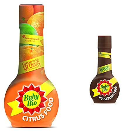 Baby Bio Fertiliser for Citrus Plants, Concentrate & Original House Plant Food