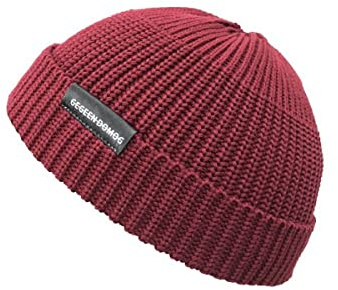 CMUNDLJQ Baseball Cap Unisex Strickmütze mit Klassisches Design Heritage Beanie Retro Trawler Umschlagmützen Wintermütze Kurze Form A21