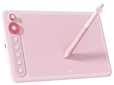 Parblo Intangbo X7 Drawing Tablet 7.2x4.5 inch Graphics Tablets,Digital Drawing Tablet with Mode Switch,6 Customized Keys,Battery-Free Stylus S01 for Digital Art,Design,Work with Window/Mac,Android
