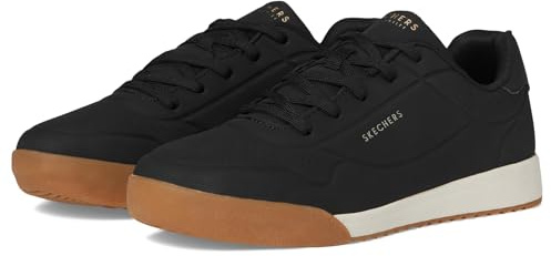 Skechers Damen Zinger-der Arwen Sneaker, Black Durasuede, 40 EU
