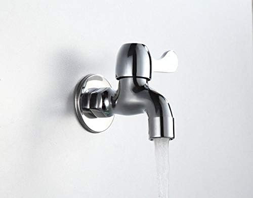 Robinetterie de cuisine Robinetterie de machine à laver Robinetterie de jardin chromée polie Robinetterie de bidet de salle de bain