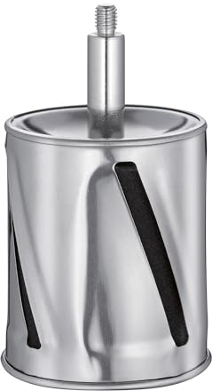 Zassenhaus Tambor de fricción para rallador clásico | Rallador de verduras para cortar en rodajas | Rallador de cocina de acero inoxidable | Accesorio cortador de verduras