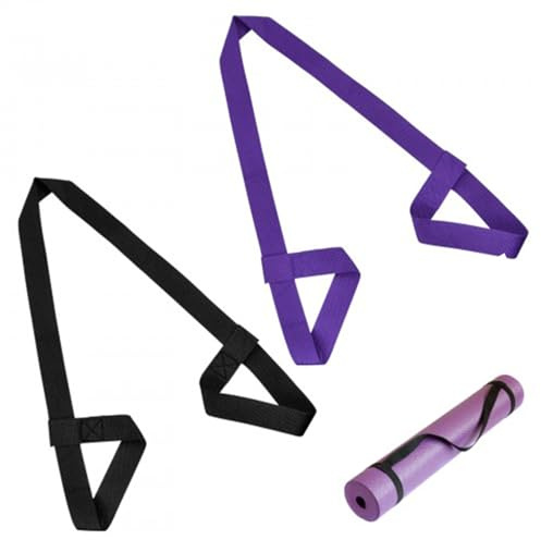 Dokeno 2 Stück Yogamatte Tragegurt Yoga Mattengurt Yoga Strap Yoga Matten Schlaufe Yogamattengurt Yoga Trageriemen Yogamatten-Riemen Yogamatten Trageband Schultergurt für Alle Yogamattengrößen