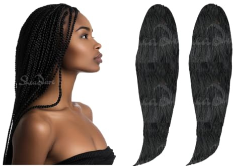 Meches X-pression non tirate per trecce africane, stuoie e vaniglia, misura 51 cm colore 1