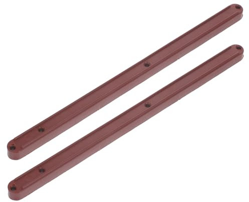 HOMSFOU 2 Piezas diapositivas del cajón pistas del cajón control deslizante cajonera plástico cajoneras plástico guías de para cajones guías de la pista del el plastico