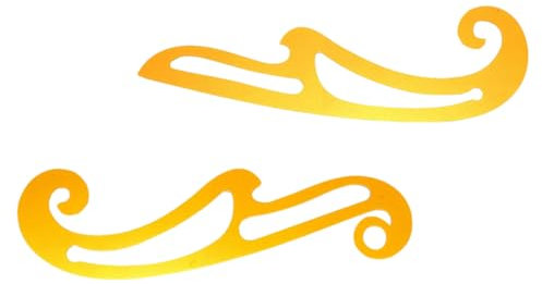 DIYEAH 2stücke Multifunktionales Kleiderlineal Für Stoffzuschnitt Und Maßnehmen Langlebiges Nähwerkzeug Mit Glatter Oberfläche Für Bekleidungsdesign Und Nähanfänger