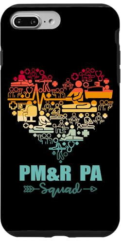 iPhone 7 Plus/8 Plus PM&R Physician Assistant Heart Funny Vintage Physiatry PA Case