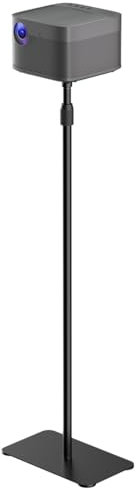 suptek Soporte extensible para proyector de 1675 mm, giro de 360°, altura ajustable de 1365 mm a 1675 mm, soporte de montaje para mini proyector, compatible con cámara DVR de video y oficina en casa