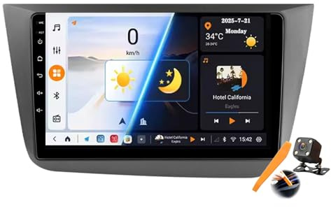 M6 pro3,YLOXFW Android 15.0 Coche Radio 2 DIN Estéreo para Seat Altea/Toledo 2004-2015 GPS Sat Navi 9''Cartablet Multimedia Vídeo Reproductor BT FM Receptor con Carplay 4G 5G WiFi DSP SWC