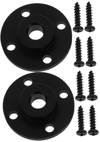 AKOOSY 2 Stück Mikrofonhalter aus Aluminiumlegierung Einstellbare Schwanenhals Halterung Vielseitiger Wand und Tischmontage Halter Schraubbasis für Verschiedene Mikrofone