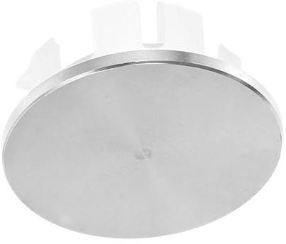 WHAMVOX Stainless Steel Basin Overflow Cover Ring Sink Overflow Cap with Easy Installation Splash Prevention Aesthetic Design Silver Finish 22 Mm 0.86 Inch to 0.94 Inch Aperture
