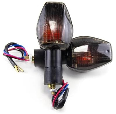 UIFCOG Piloto intermitente Luz Intermitente Para Motocicleta Para CBR600 F4I CBR 600F CBR600 F CBR600F 2001-2007 Señalizador De Giro(Smoke)