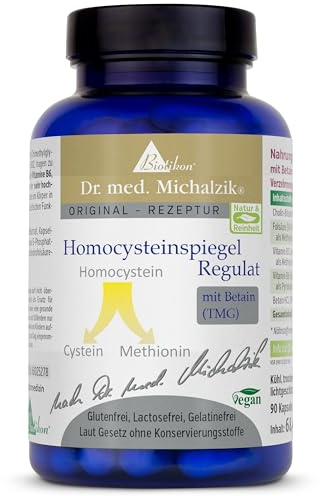 Homocysteinspiegel Regulat nach Dr. Michalzik, 1.600 mg Betain, 90 Kapseln