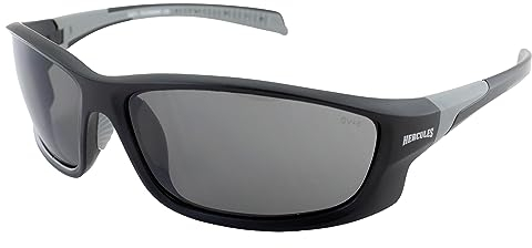 Global Vision Eyewear Hercules 5 säkerhet med matt svart ram och rökglas