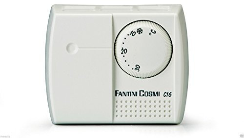 Fantini Cosmi C16L Termostato Elettromeccanico a Dilatazione di Gas con Spia di Segnalazione