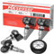 Autel MX-Sensor 2 en 1 (315Mhz+433 MHz) Capteur TPMS programmable Niveau OE Système de Surveillance de la Pression des pneus (à enfoncer)(Valves en métal, Pack de 4 capteurs)
