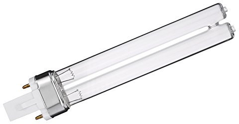 Bedler 2PCS 9W G23 Base Aquarium Fish Tank UV Purificateur Ampoules Germicide ultraviolette de Remplacement Ampoules UV Lampe Germicide