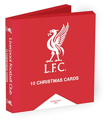 Danilo Promotions LTD Offizielle Liverpool Football Club Weihnachtskarten, 10 Karten / 2 Designs