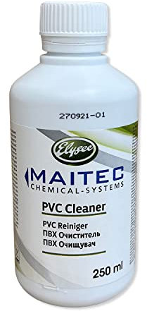 Maitec PVC Reiniger 250 ml I Lösemittel zum reinigen von PVC Fittingen, Rohren und Druckrohrleitungssystemen I Wasserfest I zur Entfettung und Verklebung von PVC Teilen I bm237
