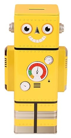 NUOBESTY Roboter Spardose Für Mädchen Money Bank Als Kinder Spielzeug Münzbank Für Schreibtisch Und Kinderzimmer Deko Glatte Oberfläche Geschenk Zum Geburtstag