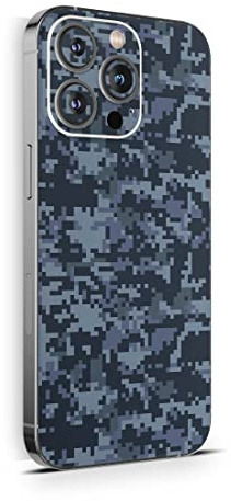 Skins4u Schutzfolie Skin Cover Skins Design Folie Kratzerschutz kompatibel mit iPhone 12 Navy Camo