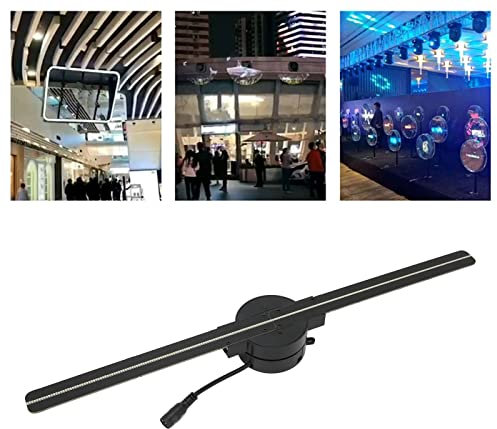 Affichage de Ventilateur D'hologramme WiFi 3D, Diffusion en Direct en Temps Réel WiFi 1080P 16,5 Pouces, épissage, Projecteur de publicité Vidéo Holographique à œil Nu pour Magasin