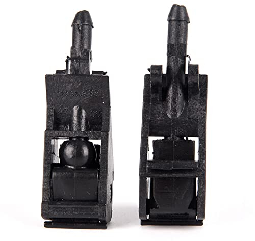 COBLEI Waschdüse 2 Stücke Sprinklerkopf Auto Scheibenwischer Jet Washer Düse Fächerförmiges Wasserspray Für VW Passat B5 Golf Old Bora 4 MK4
