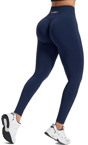 JOYSPELS Damen Scrunch Sport Leggings Seamless Sporthose Gym Leggins Push Up Yogahose
