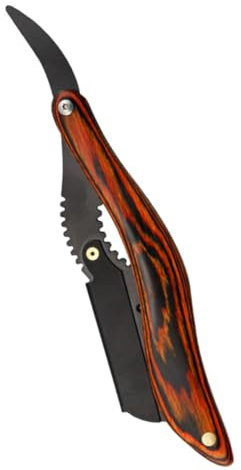 BELLIFFY Manueller Ansteckrasierer Aus Holz Bartschneider Und Barttrimmwerkzeug Leicht Und Tragbar Einfach Zu Bedienen Und Komfortabel