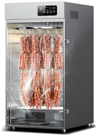Máquina Deshidratadora De Alimentos Comercial, Secadora De Carne Automática Rotativa De 1500 W Con Pantalla LED De Control Táctil, Para Carne Seca, Hierbas, Carne, Carne De Res