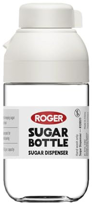 Seasoning Bottle | 8.4oz Coarse Salt Shaker | Clear Condiment Dispenser Bottle Quantitative Powder Control for House Pantry Bar Restaurant Baking Coffee