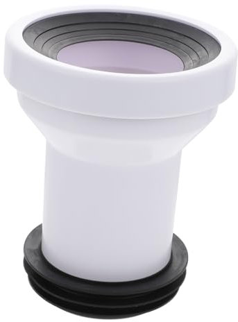 DOITOOL Tubo Estensione per Wc Guarnizione Antileakage Installazione Facile e Veloce Previene Odori Sgradevoli Accessorio per Bagno Pratico e Resistente