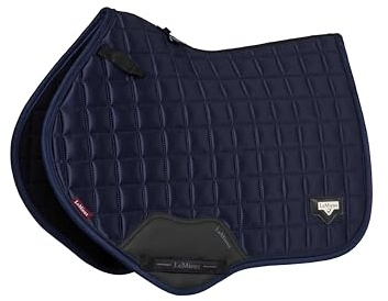 LeMieux Loire Satin Classic Close Contact Square Sattelpolster, Marineblau