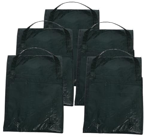 HIAKDOFT 5piezas Bolsas para Fresas De PE Jardinera Colgante para Verduras y Flores para Sembrar Fresas y Tomates Macetero Invertido para Jardinería