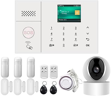 Wireless Home WIFI GSM Home Security With Motion Detector Sensor Burglar Alarm System(D1)