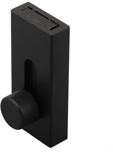 Türriegel für Haustür, Hotel, Schrank, Schublade – ohne Loch, Sicherheitsriegel, verdicktes Anti-Barn-Design, 80 mm Schloss aus Aluminiumlegierung