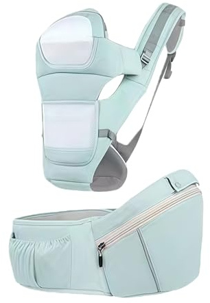 Renopfect Portabebè | Leggero e Regolabile Fascia da Trekking,Portabebè per Genitori,Per 0-3 Anni Escursioni Aereo Viaggio Genitori