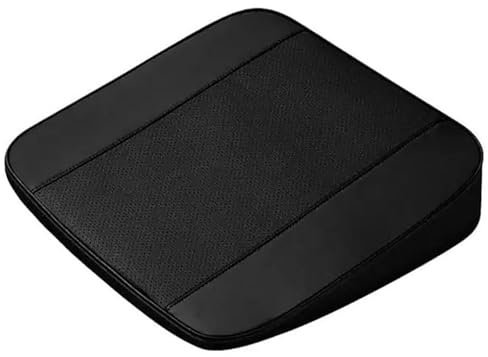 YXIOAHRM Heightening Car Seat Cushions for Kia Forte 2010-2026, Car Wedge Seat Cushion for Car Seat Driver Memory Foam Booster Cushion Non-Slip Comfortable Interior Accessories,Black- 6cm/2.36in